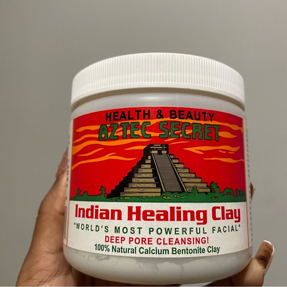 Indian Healing Clay Facial Mask — White Deep Pore Treatment
